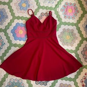 COPY - M monochrome Red Dress